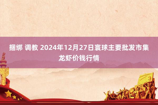 捆绑 调教 2024年12月27日寰球主要批发市集龙虾价钱行情