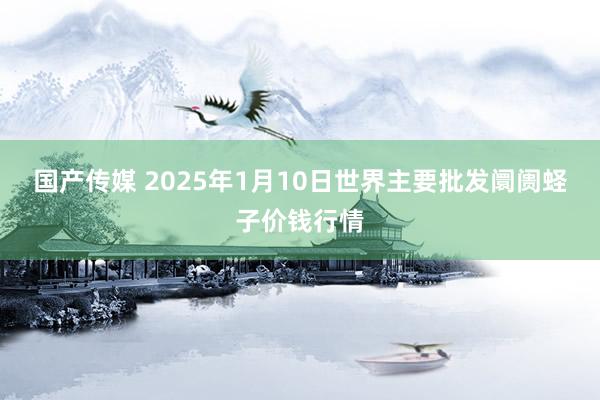 国产传媒 2025年1月10日世界主要批发阛阓蛏子价钱行情
