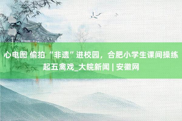 心电图 偷拍 ﻿“非遗”进校园，合肥小学生课间操练起五禽戏_大皖新闻 | 安徽网